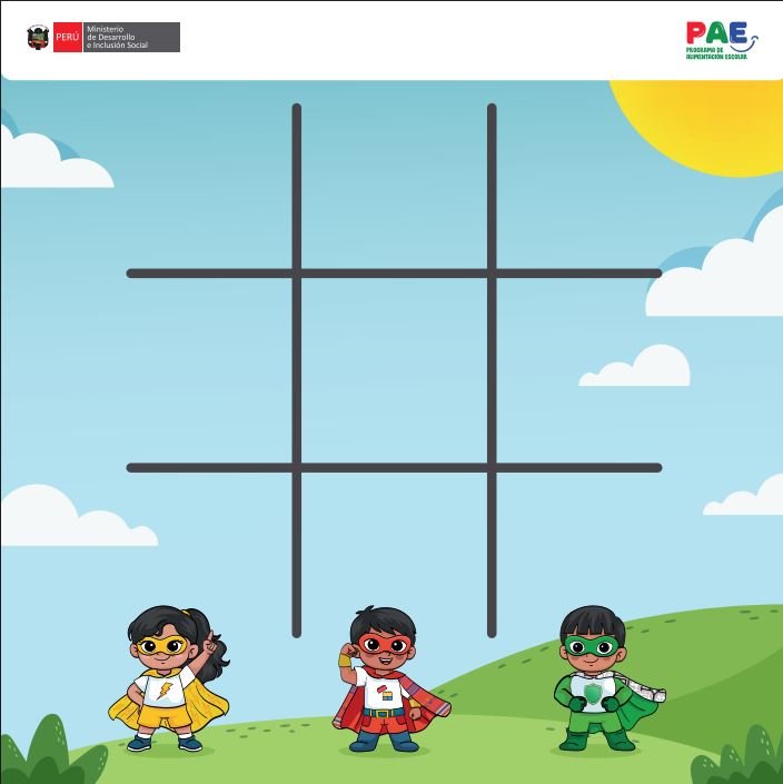 Juego 3 en raya SuperPAE