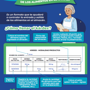Registro de ingreso y egreso en el Kárdex